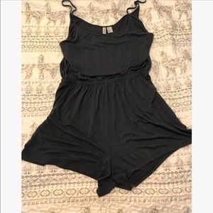 H&M COTTON ROMPER IN BLUE (L)